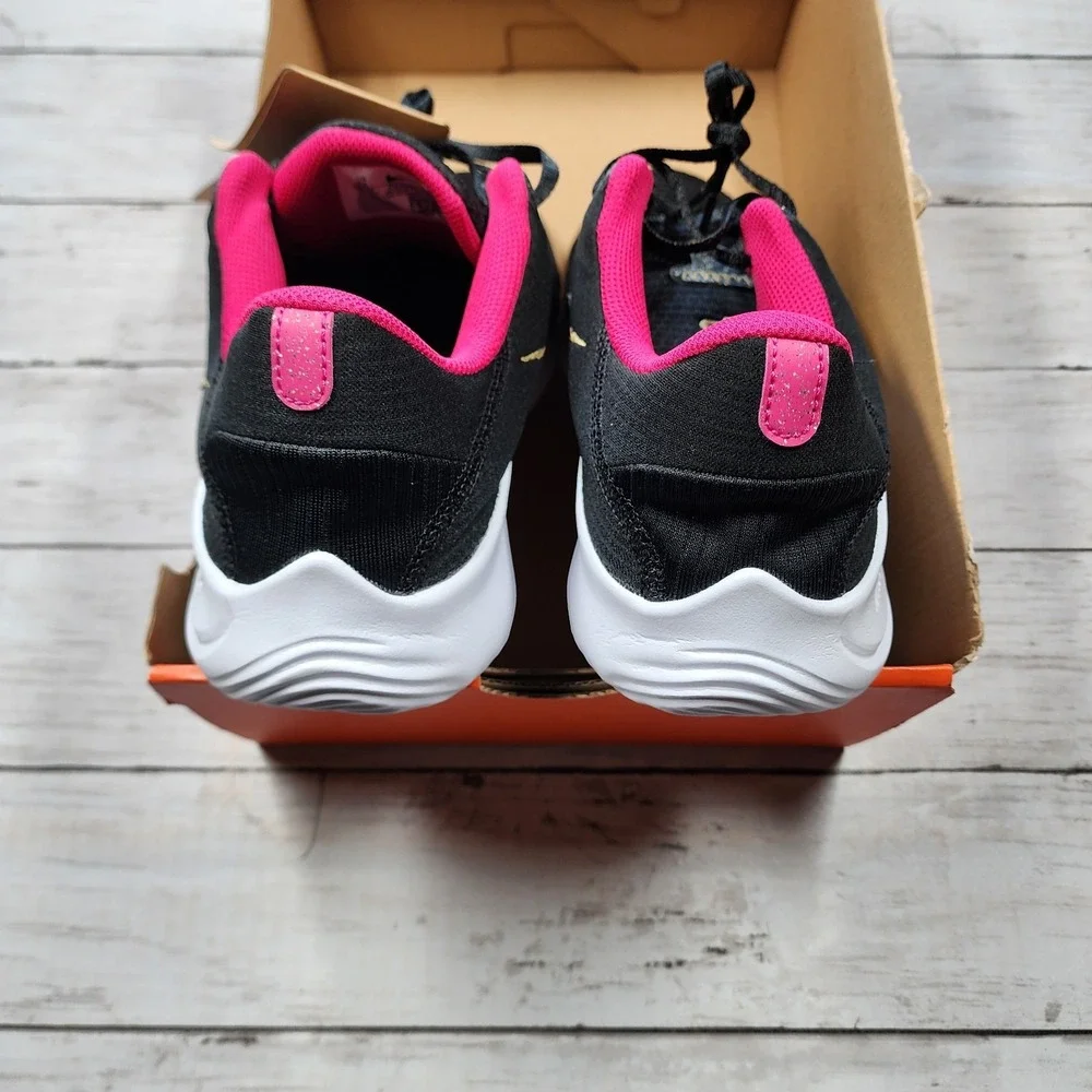Sz 12 WMNS(Men 10.5) NIKE Flex Experience RN 11 NN Blk/Metallic Gold‎ DD9283 011